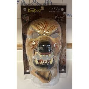 Vintage 2006 Famous Don Post Studios Werewolf Latex Mask New